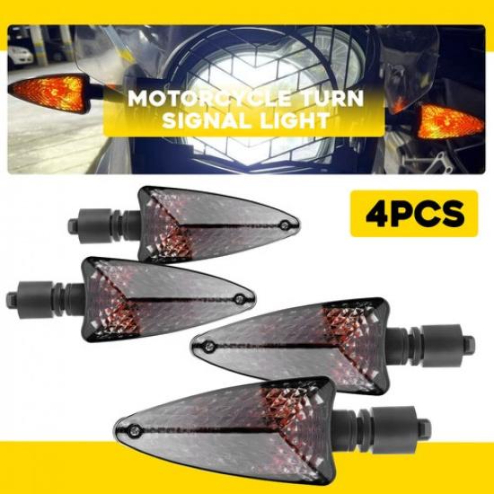 2/4PCS LED Turn Signal Light Amber Blinker Indicator For BMW Motorcycle LH RH