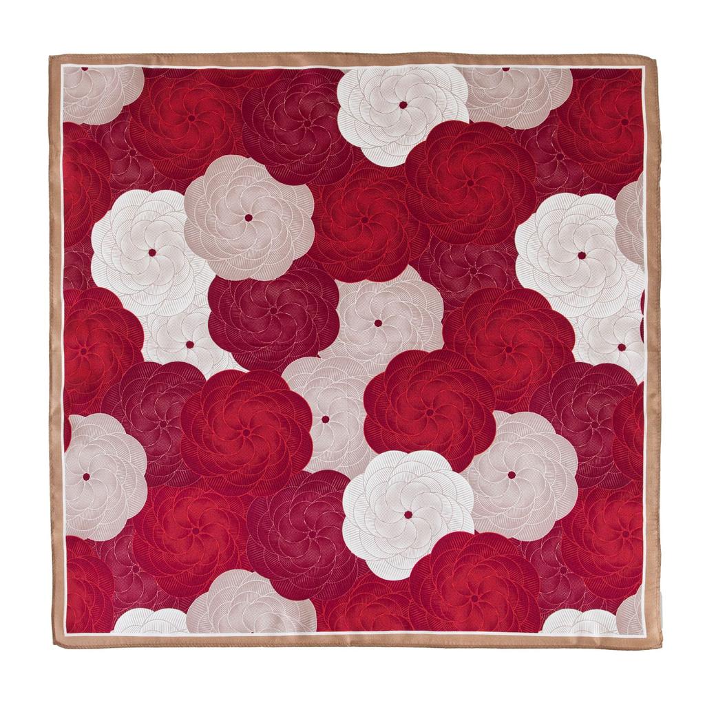 53*53CM 100% morušový hedvábný čtvercový šátek Olejomalba Luxusní šátky Šátek na opalování Šátek Nákrčník Dárek