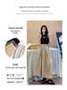 Yamamoto High-Waisted Pleated Long Skirt - Slimming, Solid Color, Versatile Japanese Casual Summer Style