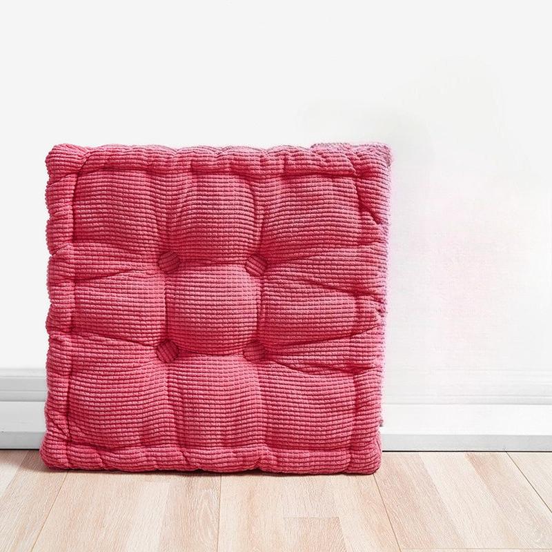 1pc Soft Thickened Tatami Seat Cushion for Office, Bedroom, ,Dining Chair,Dandelion Corduroy Chair Cushion for Home Decor красный