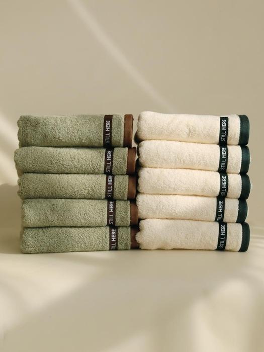 

STILL HERE 200g Pure Cotton Hotel Towel 10P 10 beige sheets