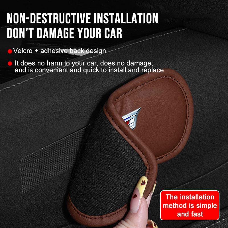 Interior Leg Knee Rest Pads Leather Cushion Car Styling for Cadillac CT5 CT6 CTS Seville ATS CT4 XTS Celestiq Ciel Escala SRX XT4 XT5 XT6 EV XLR ELR