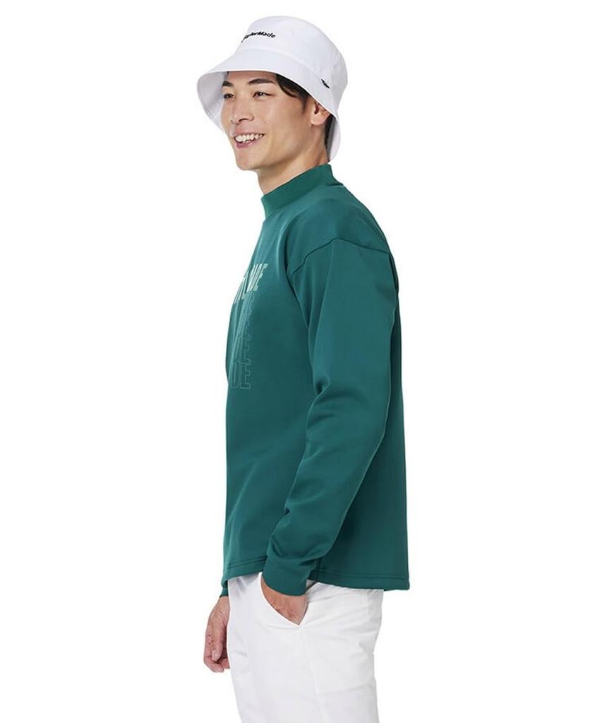 TaylorMade Graphic Logo Sweat Moc White XO Men's 24FW UN350