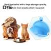 Silicone Dog Treat Pouch Puppy Snack Bag Fanny Pack with Clip Portable Dog Food Carrier Holder for Outdoor Training