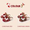 New Winter Lovely Women's Slippers Home Cute Cartoon Cotton Slippers Christmas Deer Non-Slip House Shoes