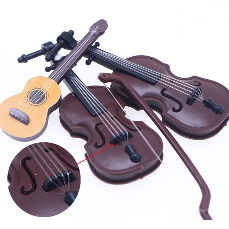Mini Musical Instrument Models With Realistic Details Perfect For Dollhouse Decor Desktop Ornament