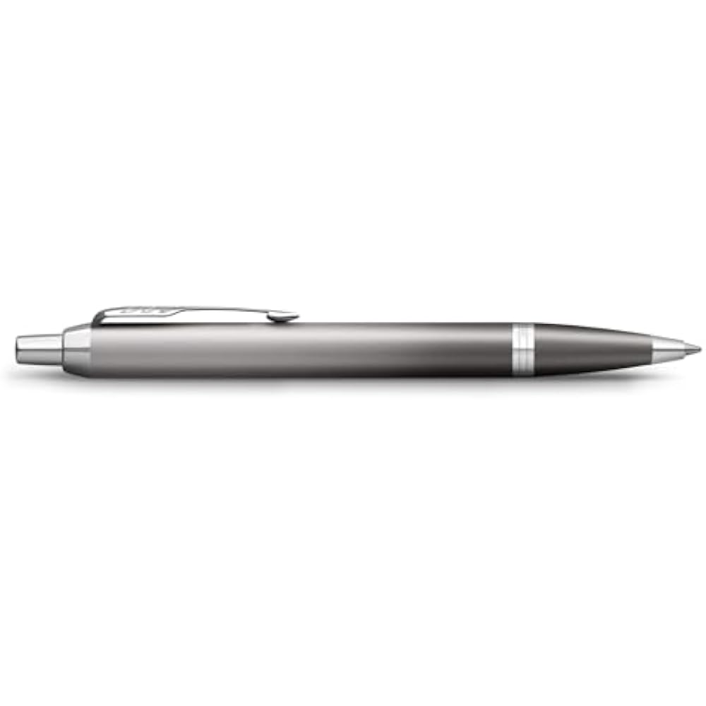 PARKER Parker Ballpoint Pen IM Writing Rituals, Gray CT, Medium, Oily, Gift, Boxed Gift, Luxury, ...