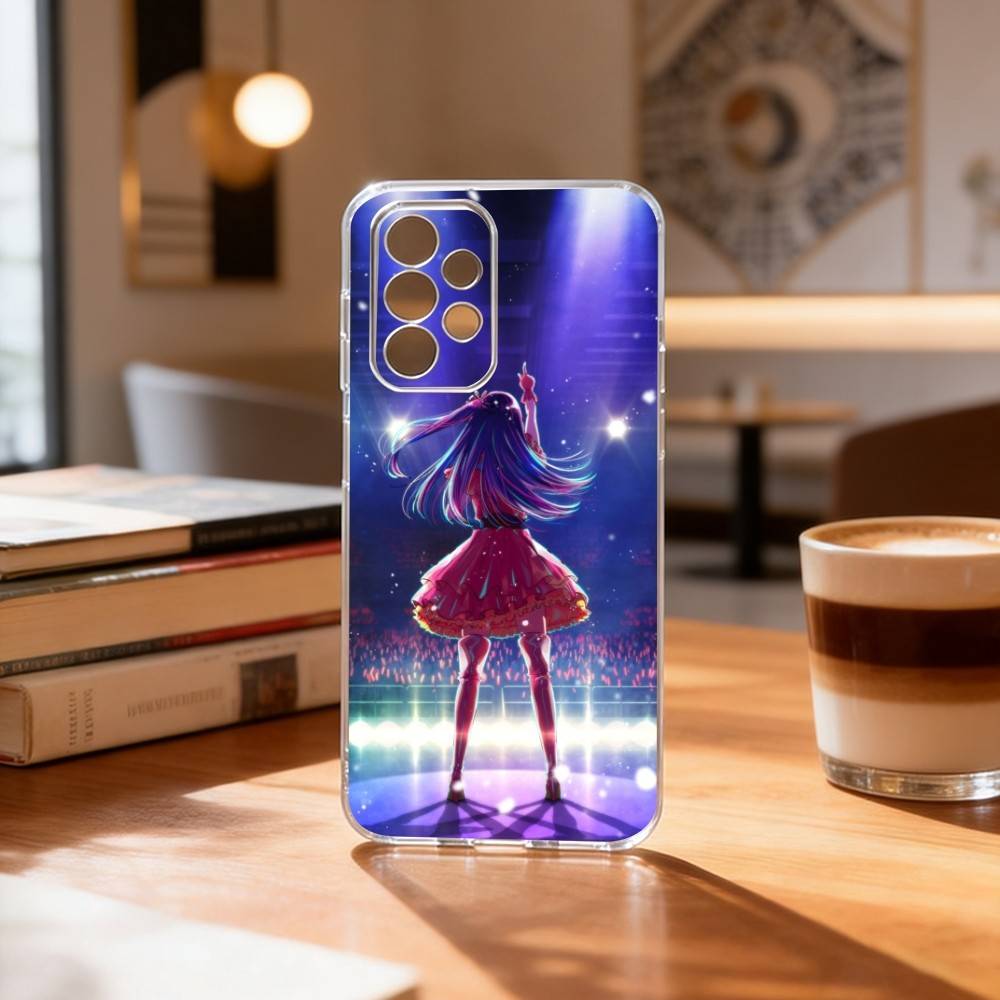 Oshi No Ko AI-Anime C-Cute  Phone Case Transparent Silicone Soft For Samsung S25,S24,S21,S22,S23,S30,Ultra,S20,Plus,Fe