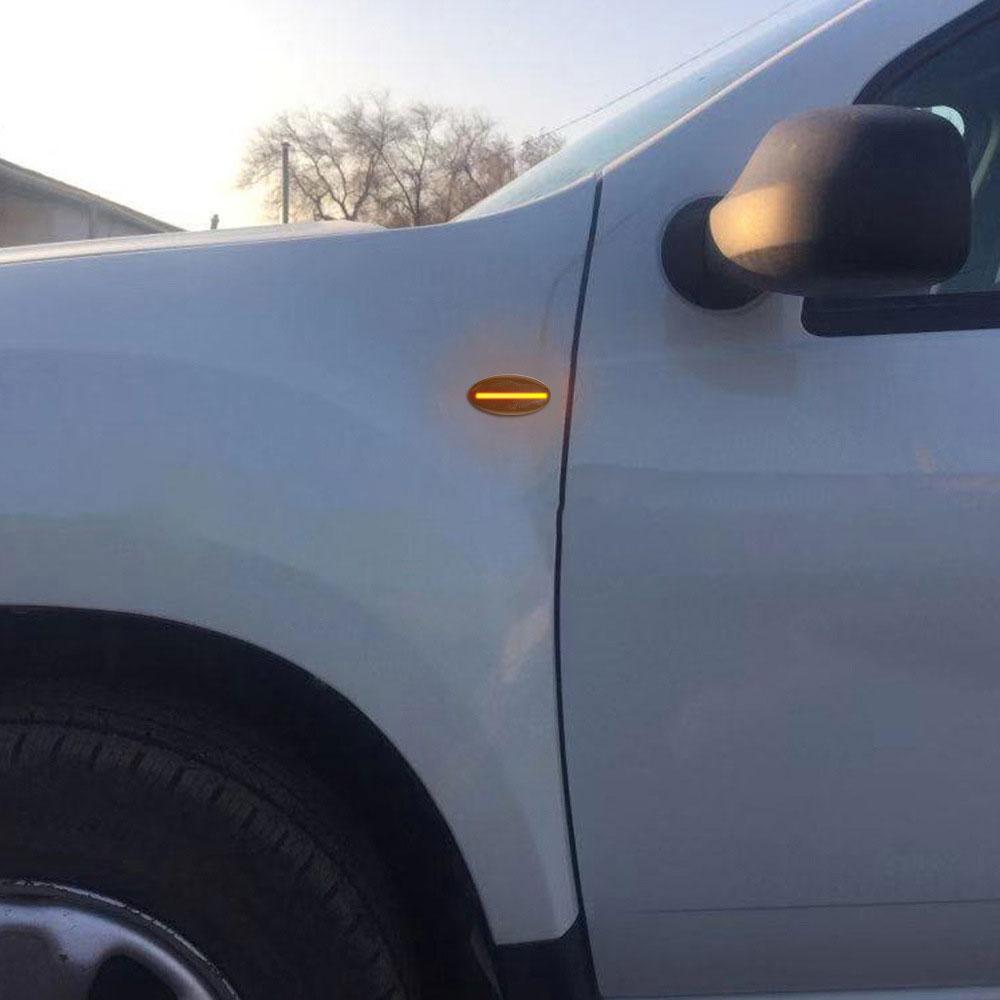 2PCS LED Dynamic Side Marker Turn Signal Lamp For Nissan NV200 NV400 NP300 Leaf Juke Qashqai Micra Cube Note Dualis March