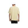 Adidas Neo Solid Color Letter Print Casual Crew Neck T-Shirt Unisex Tops Yellow HS8841