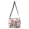 Chinese Style Doublesided Embroidered Flower Canvas Crossbody Bag For Casual Outings