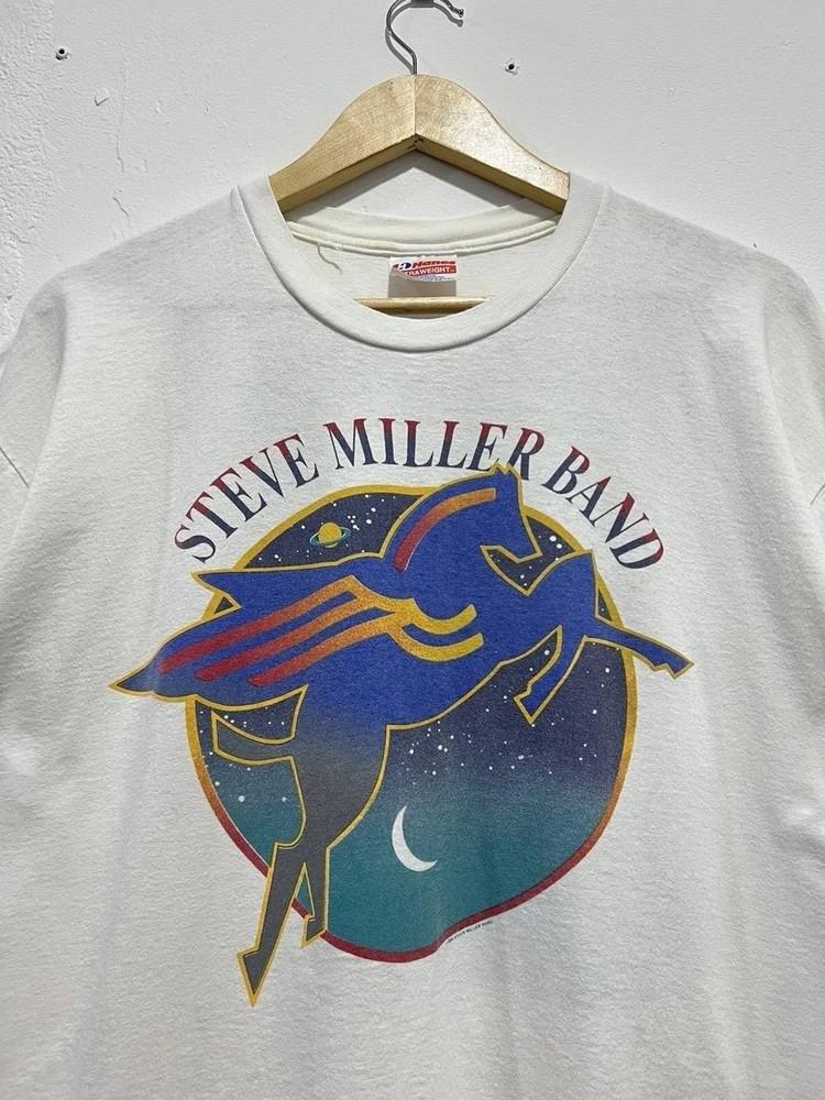 Vintage 1990’ Steve Miller Band Tshirt remake white tee shirt Men Women Unisex T-Shirt XXL