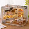 Diy Miniature Assembled Model Building Small House Kit Puzzle Toys Bedroom With Furniture Gifts Doll House AccessoriesThings