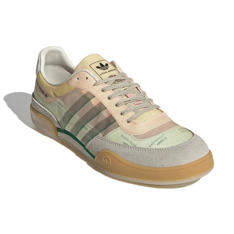 Craig Green x adidas Squash Polta AKH Crema Verde Intenso Sneakers Unisex Crema-Bianco Sesamo GX7033