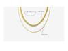 Chic European & American Trendy Double-Layer Blade Chain Necklace: Versatile Hot Girl Fashion Clavicle Piece