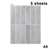 5/10Pcs Non Fading Wall Tile Stickers Peel and Stick Waterproof Oil Proof Heat Resistant for Dining Area Wall Decoration