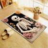 2025 Neuer Denker Totenkopf Teppich für Wohnzimmer Schlafzimmer Zuhause Sofa Dekoration, Kinder Spiel rutschfeste Fußmatte