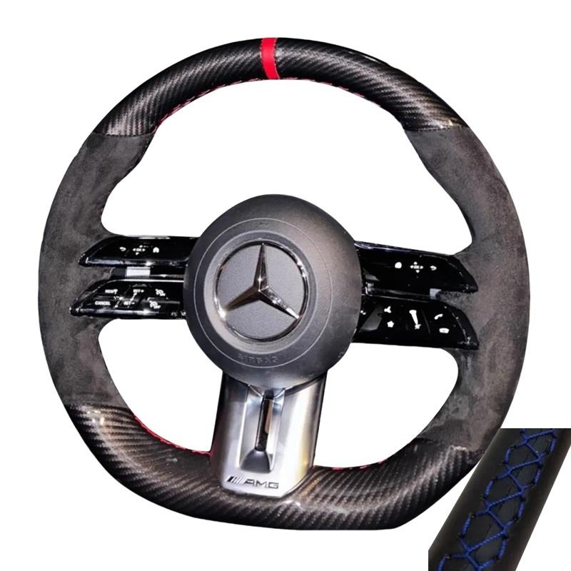 Steering Wheel Cover Black Suede Leather