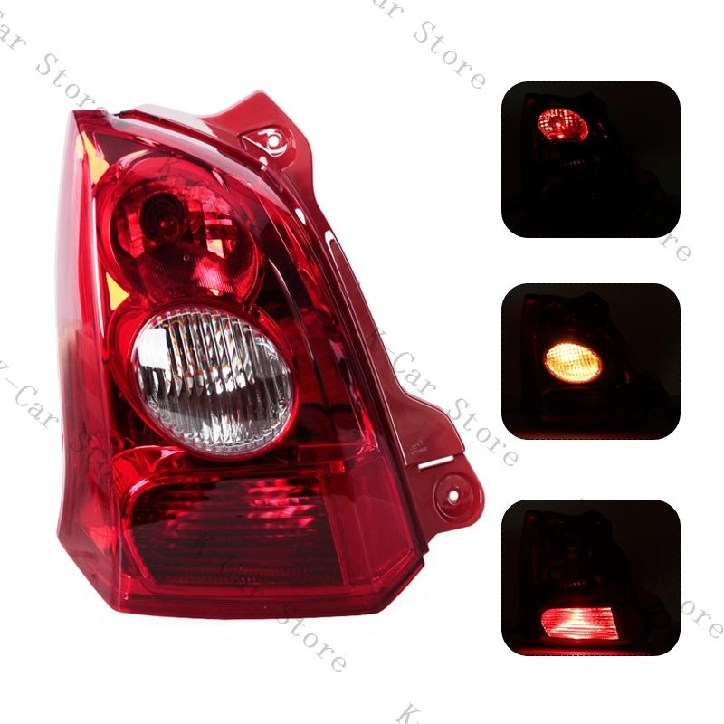 For Suzuki Alto 2009 2010 2011 2012 Rear Bumper Tail Light Reverse Brake Light Tail Stop Lamp Car Accessorie With Bulbs