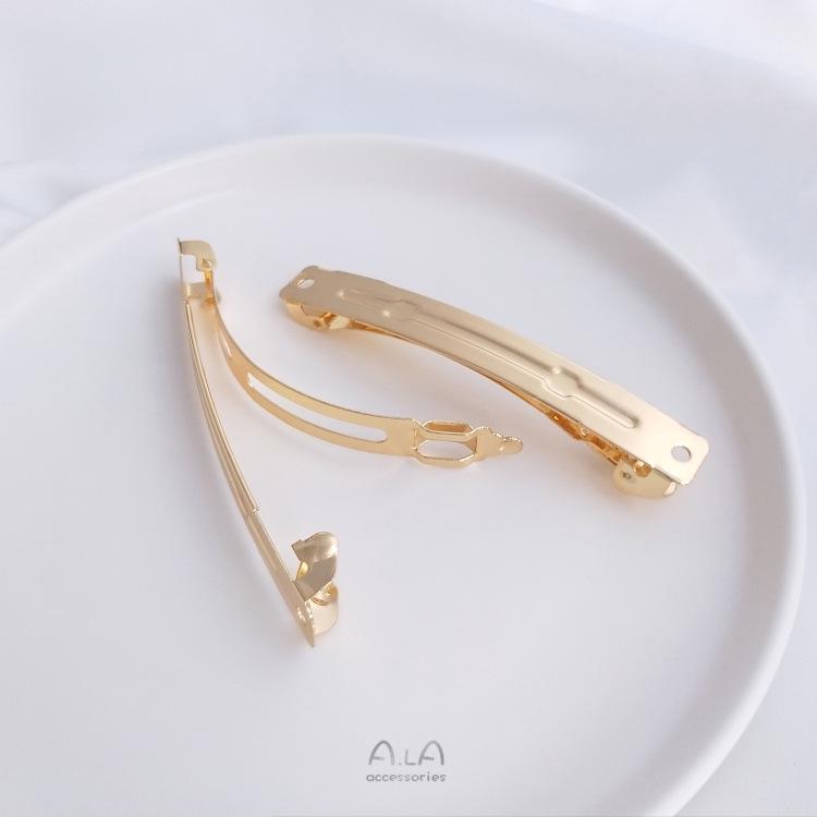 Gold Filled Korean Hair Clip: Handmade, Color-Retaining DIY Hair Accessories