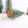 Mini Desktop Christmas Tree Small White Cedar with Snow Effect for Office Home Table Winter Holiday Decoration Decor