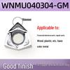 90° Double-Sided Hexagonal WNMU080608 Cutting Inserts for Cross-Border Fast Feed Milling Cutter