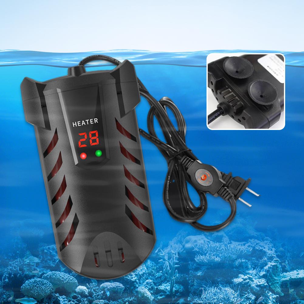 Aquarium-Tauchheizer mit Saugnapf Tauch-Aquariumheizer Aquarium-Heizer Doppel-Sonde Temperatureinstellung