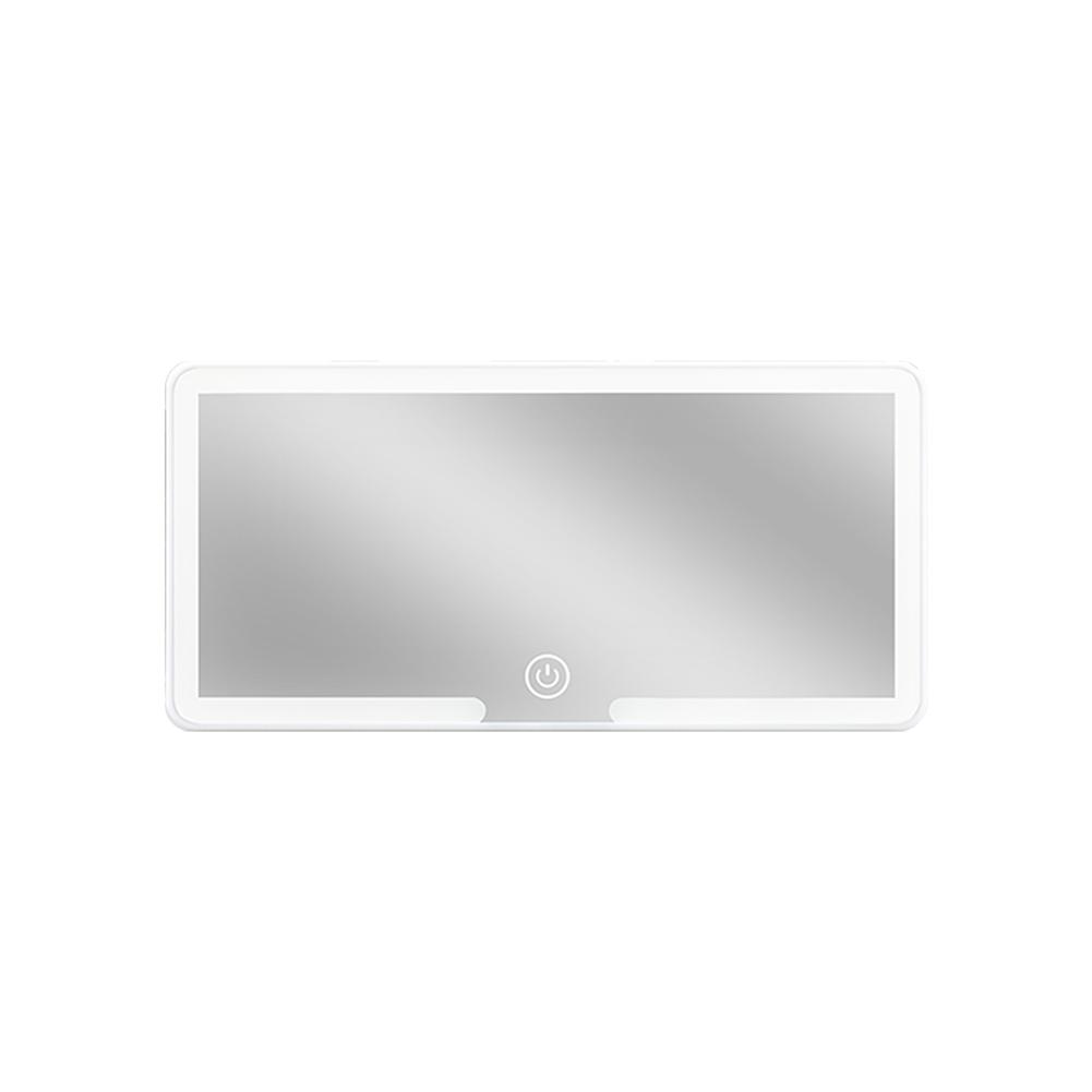Convenient Design Car Makeup Mirror Personalized Makeup Settings Brighten Mirror Rectangular Package Content Dimmable
