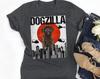 Funny Portuguese Water Dog Dogzilla, Vintage Japanese Dog Godzilla Gift, Gildan Softstyle Unisex Tee