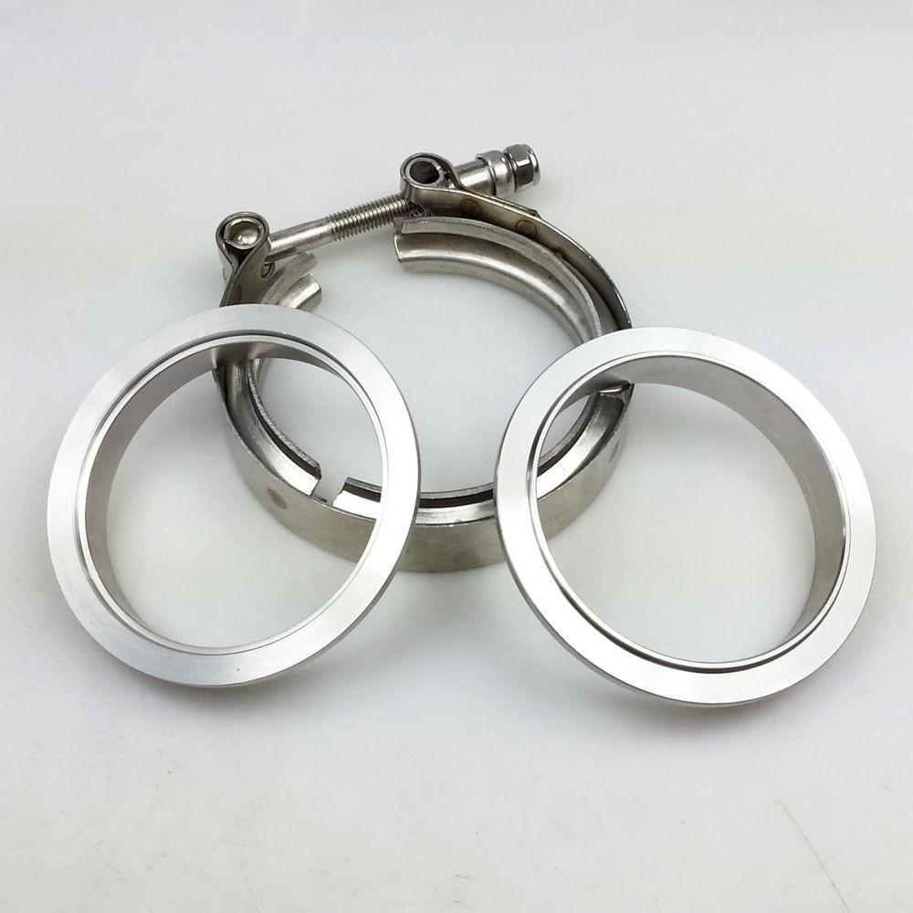 Universal For Exhaust Clamp and Flanges Kit 2.5 inch Stainless Steel