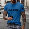 Men's Printed Short Sleeve T-Shirt Men's Loose Casual Short Sleeve Top