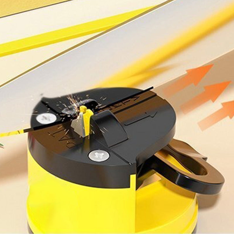 Mini Knife Sharpener with Suction Base Easy And Safe To Sharpens Kitchen Chef Knives Damascus Knives Sharpener