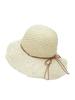 Handwoven Straw Sun Hat – Women’s Summer Wide-Brimmed Foldable Panama Hat with Bow Accent, UV Protection for Beach & Outdoor Wea
