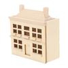 1:12 Miniature Dollhouse Villa House DIY Ornament Child Doll Furniture Toy Wooden House Villa Model