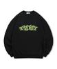 TOPBOY [Non-Fleece Or Fleece] Graffiti Print Sweatshirt (Type C)