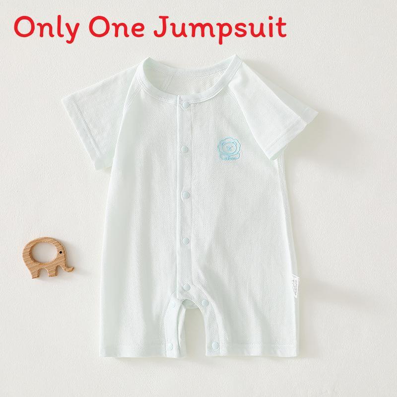 Baby Cotton Romper Summer Lightweight Nobone Antibacterial For Newborns And Toddlers