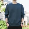Woodpecker Men's Fleece-Lined Crew Neck Sweatshirt, Plus Size, Long Sleeve, Autumn/Winter 2024