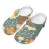 Cute Printed EVA Yard Clogs Unisex Easy Clean Ventilated Garden Yard Slip On Home Bathroom Casual Walking Daily Shoes Leisure Wear