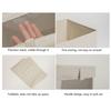 4 Stück Atmungsaktive Beige Leinen Aufbewahrungsboxen mit Klarsichtfenster Faltbare Schrankorganizer für Kleidung Bettwäsche und Spielzeug