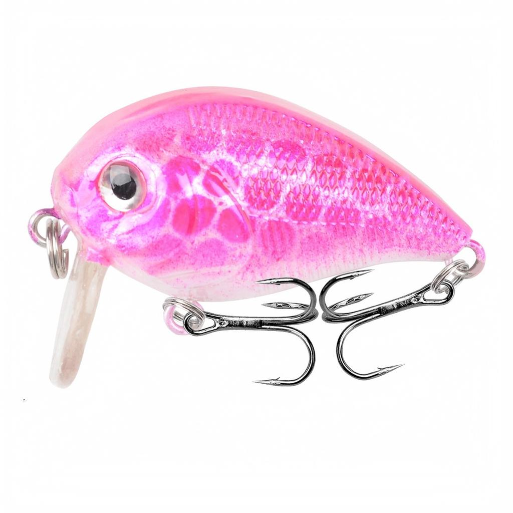 Floating Crankbait for Fishing - Hard Plastic Fishing with Wobbling Action, Multicolor Fishing Tackle