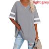 Women's Striped T-Shirt V-Neck T-Shirt Half Sleeve Comfort Top