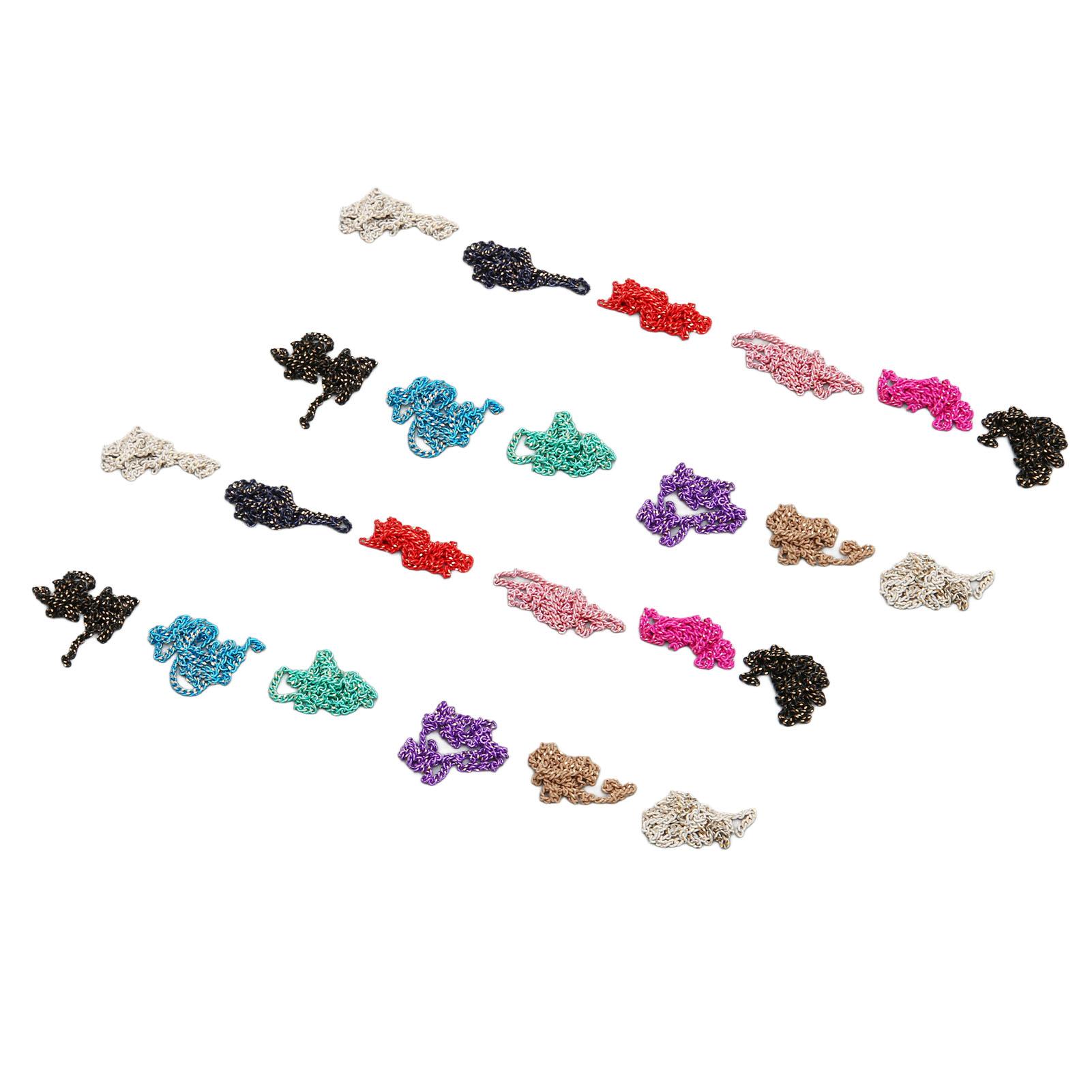 

2 коробки Цепочки для дизайна ногтей, Металлические стразы, Цепочки для украшения ногтей, для дизайна ногтей, Цепочки для DIY дизайна 12