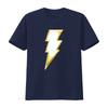 Shazam Unisexs T Shirt Classic Bolt Costume Front Logo Image Design For Fans Vintage Breathable Top For Everyday Wear
