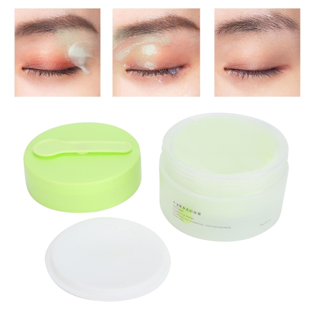 Makeup Remover Gentle Moisturizing Cleansing Balm with Digging Spoon for Facial Cleansing Care 100g