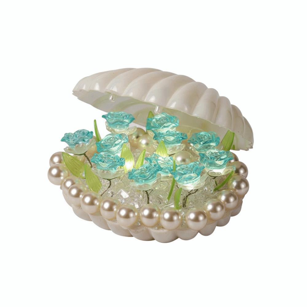 Handmade Shell Night Light DIY Flower Lamp Girl Mom Girlfriend Decorative Light  Birthday Gift
