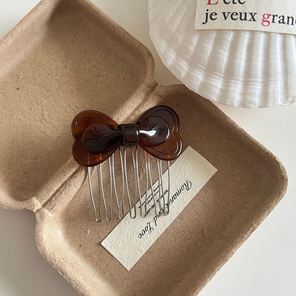 Small Size 7 Teeth Insert Comb Clip Women Hair Styling Hairpins Women Headwear Jewelry Bangs Broken Hair Comb Clip Girls Gifts