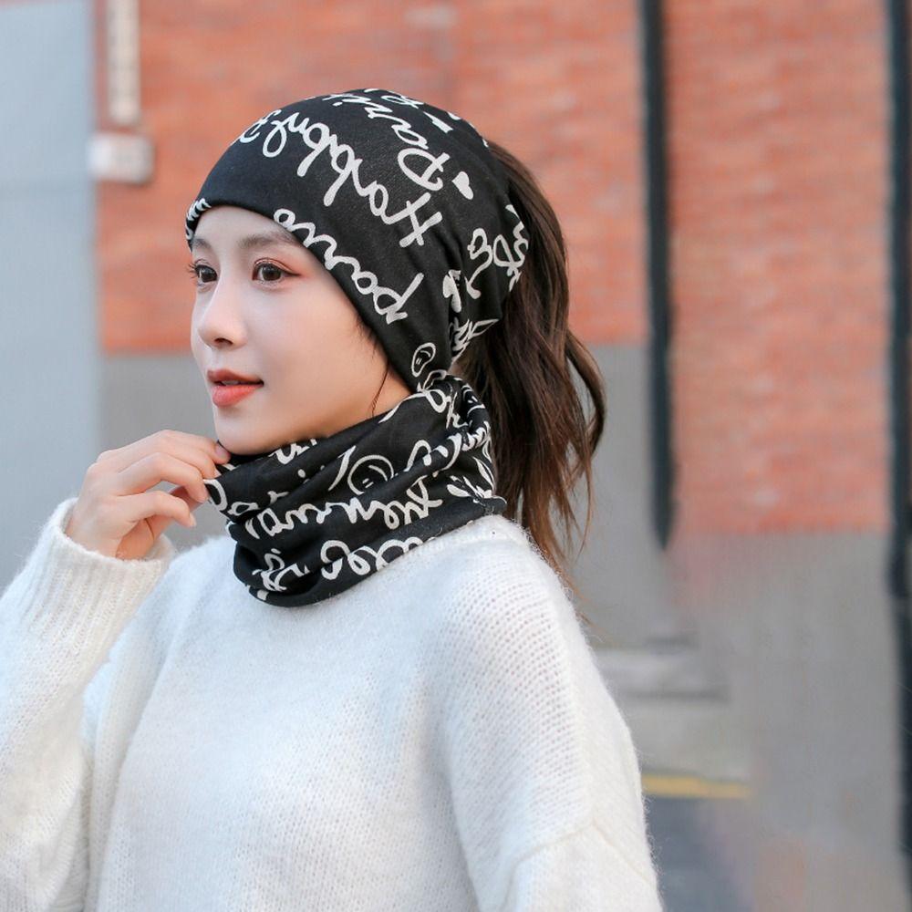 Fleece Lined Cover Head Cap Soft Plush Winter Knitted Hat Fashion Beanies Bonnet  for Women
