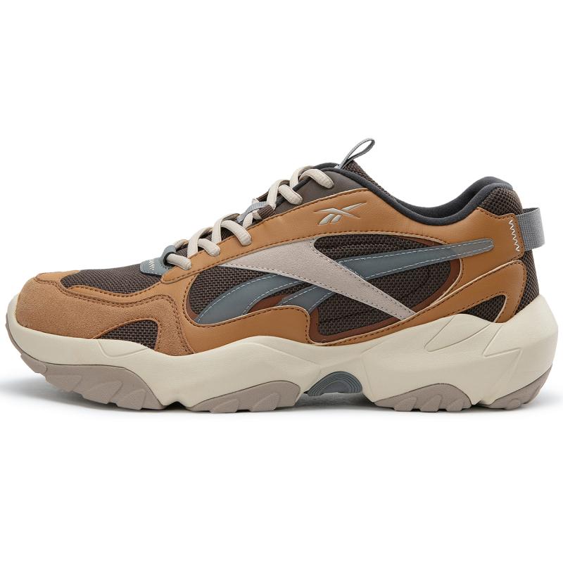 

Reebok FLUFFI PUFF CN Low Top Running Shoes Unisex Brown Yellow Sneakers 24FRC913U1GBR 43