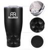 RicoRich Vacuum Insulated Tumbler with Lid Stainless Steel Double Structure 900ml Black (RRWB11-BK)