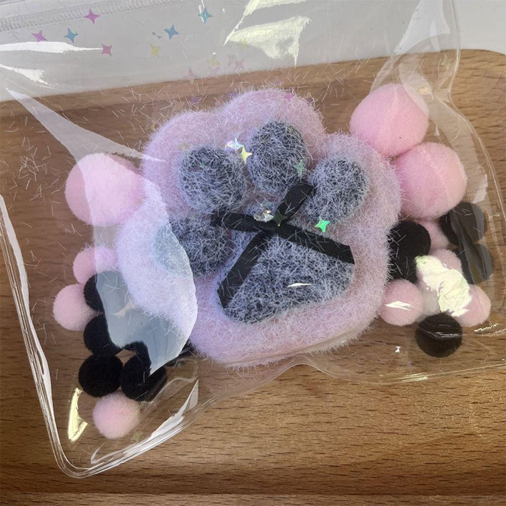 Slow Rebound Cat Paw Squeeze Toy Kneading Cat Paw Pinch Toy Cartoon Fidget Toy Kids Tricky Doll